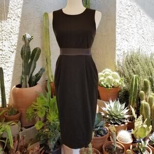 Black Sleeveless Vintage-Style Dress Sz XS/S